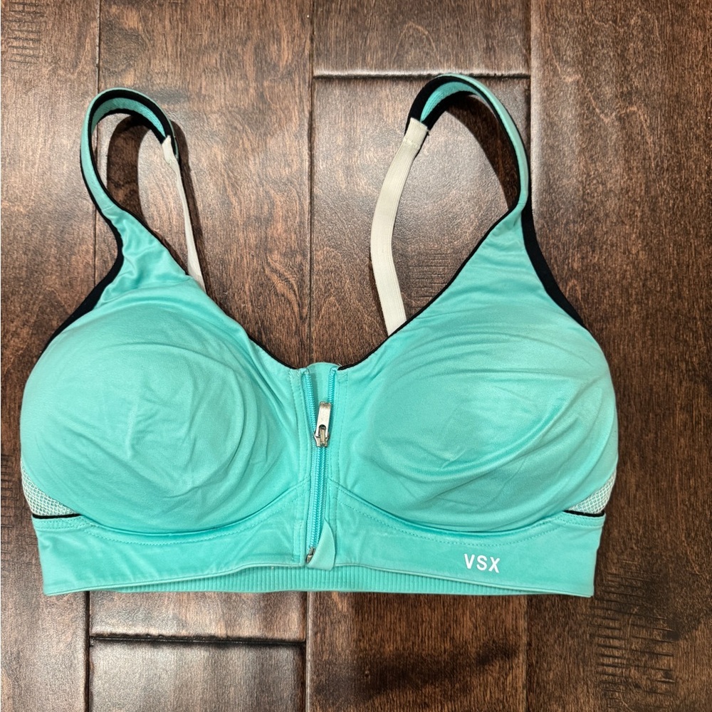 VSX Aqua Sports Bra with Zip Front